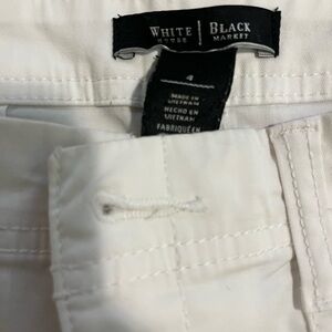 White House Black Market Crisp White Trousers Size 4